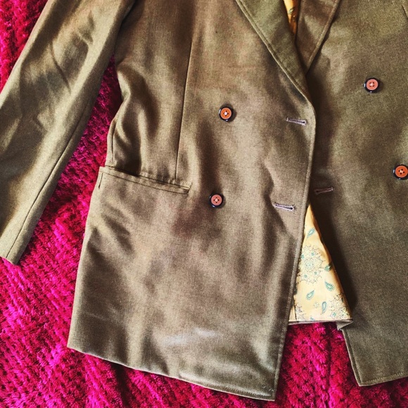 Vintage 1971 Men’s Hand Tailored Hong Kong Blazer - Picture 2 of 9